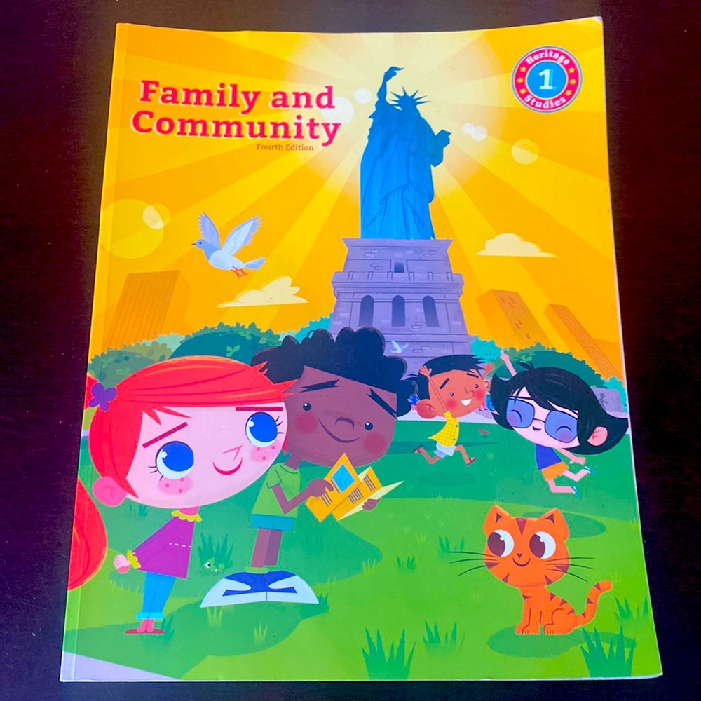 BJU Press Heritage Studies 1 Family and Community Fourth Edition First Grade